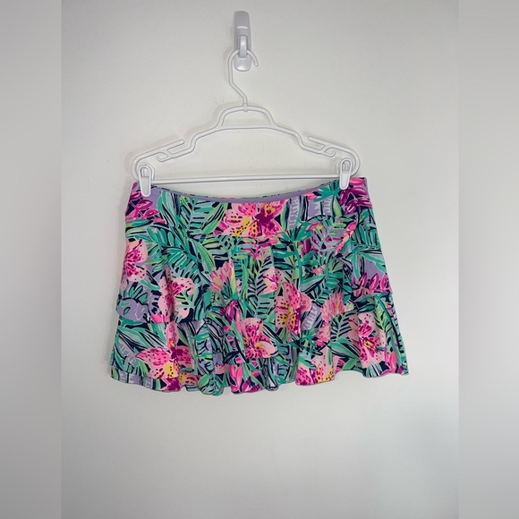Lilly Pulitzer Luxletic Ruffle Gabby Skort XL - Picture 4 of 11